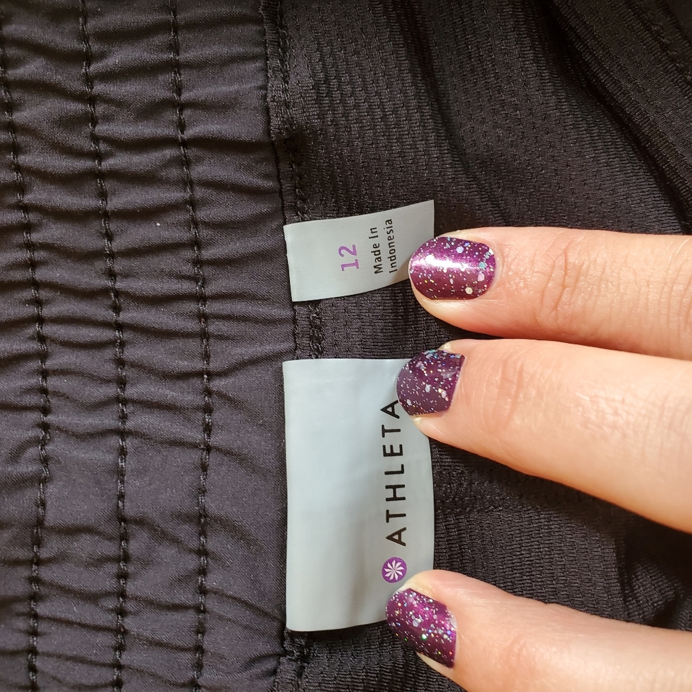 Athleta Black Skort
